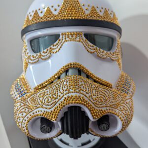 Customised Hasbro Black Series Stormtrooper Helmet - "GOLDIE"